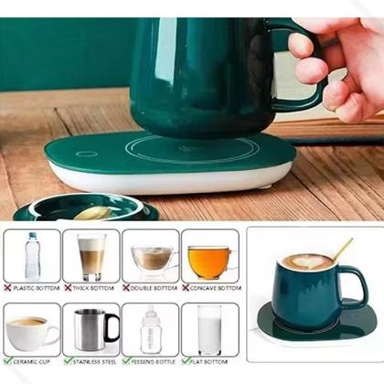 Imagem de Aquecedor Portátil Caneca Xícara Bebidas Chá Café Mesa 220v