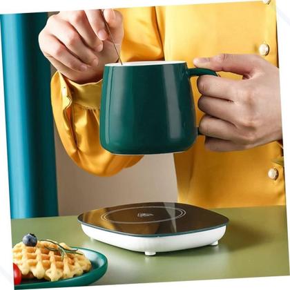 Imagem de Aquecedor Portátil Caneca Xícara Bebidas Chá Café Mesa 220v