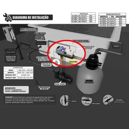 Imagem de Aquecedor Trocador Piscina 30.000lts Manual Bivolt 220v/380v