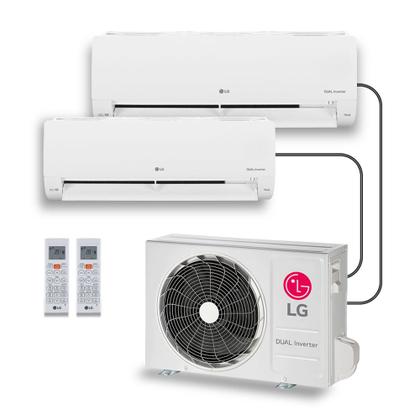 Imagem de Ar Condicionado Bi-Split LG Dual Inverter Voice +IA 16000 BTUs 1x9000 1x12000 220V Frio S32Q16SA212.EB2GAM1