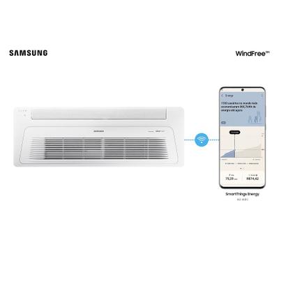 Imagem de Ar Condicionado Cassete Samsung Wind Free Inverter 24000 BTU/h Quente e Frio Monofásico AC024DN1DKG/AZ  220 Volts
