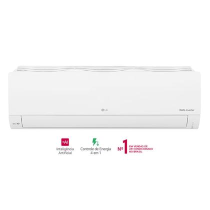 Imagem de Ar Condicionado Dual Inverter 12000 Btus Split Hi Wall Compact Lg Só Frio 220V Branco