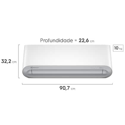 Imagem de Ar-Condicionado Electrolux Split 12.000 BTUs Color Adapt Frio (UI12F/UE12F)
