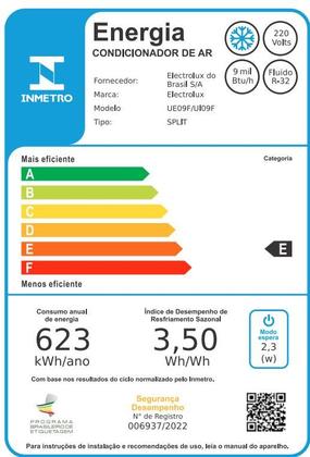 Imagem de Ar-Condicionado Electrolux Split 9.000 BTUs Color Adapt Frio (UI09F/UE09F)