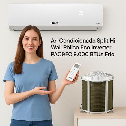 Imagem de Ar Condicionado Hi Wall Philco 9000 Btu Inverter Frio Philco