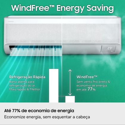 Imagem de Ar-condicionado Inverter WindFree AI Black 24000 BTU QF
