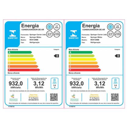 Imagem de Ar Condicionado Janela 12000 BTUs Mecânico Frio Midea