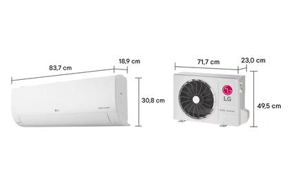 Imagem de Ar-Condicionado LG AI Dual Inverter Compact 12.000 BTU