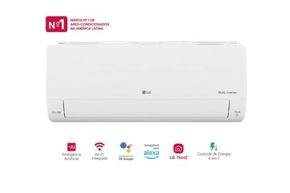 Imagem de Ar-Condicionado LG AI Dual Inverter S3-W24K233C 24.000 BTUs com Proteção GoldFin