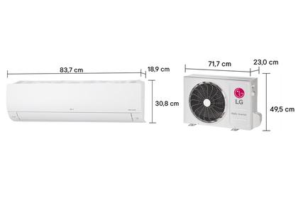 Imagem de Ar-Condicionado LG AI Dual Inverter Voice 12.000 BTU Quente/Frio - 220V
