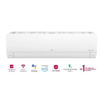Imagem de Ar Condicionado LG DUAL Inverter AI Voice 24000 BTUs Frio 220V S3-Q24K231C