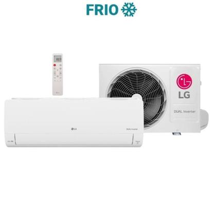 Imagem de Ar Condicionado LG DUAL Inverter AI Voice 24000 BTUs Frio 220V S3-Q24K231C