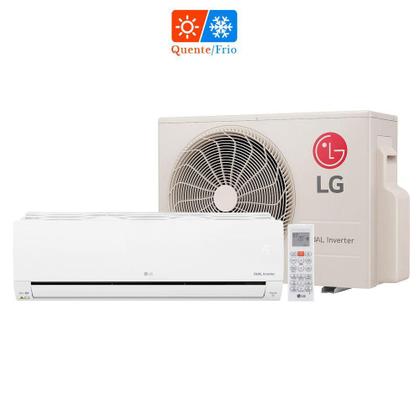 Ar Condicionado LG DUAL Inverter Voice UV Nano 24.000BTUs