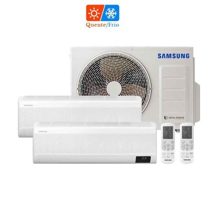 Imagem de Ar Condicionado Multi Bi Split Samsung Wind Free 18000 BTUs (2x9000) Quente/Frio Inverter 220V