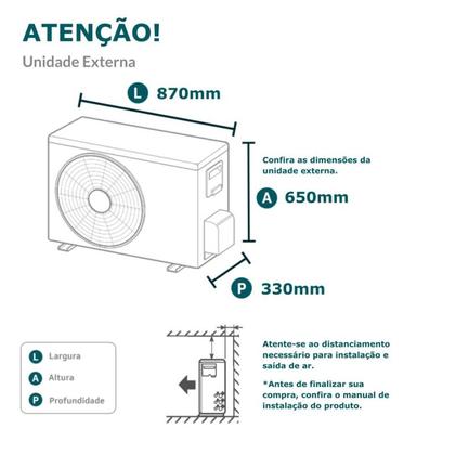 Imagem de Ar-Condicionado Multi Split Inverter LG 36.000 (2x Evap HW 9.000 + 2x Evap HW 12.000) Só Frio 220V