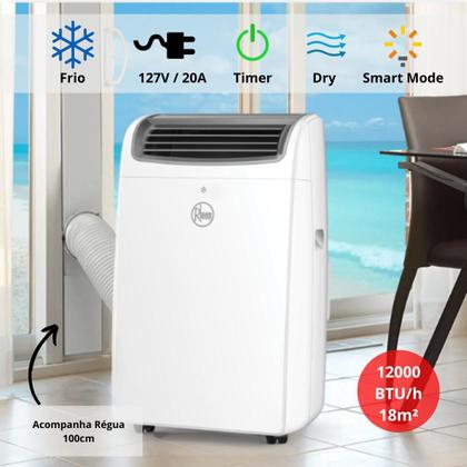 Imagem de Ar-Condicionado Portátil Rheem 12000BTUs Frio 127V
