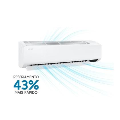 Imagem de Ar Condicionado Split 12000 BTUs High Wall Inverter Samsung Ultra Quente e Frio AR12BSHZCWKNAZ 220V