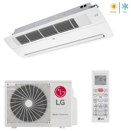 Imagem de Ar Condicionado Split Cassete 1 Via Inverter LG WIFI Connect 21.000 BTUs Quente e Frio 220V R410A ATW24GTLP1.AWGZBR1