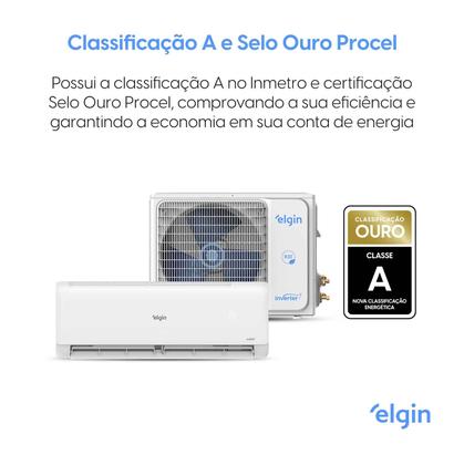 Imagem de Ar Condicionado Split Hi Wall Eco II Inverter Connect Elgin 18.000 Btus Quente e Frio 220v R-32