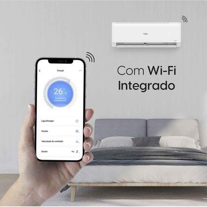 Imagem de Ar Condicionado Split Hi Wall Eco II Inverter Connect Elgin 18.000 Btus Quente e Frio 220v R-32