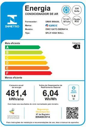 Imagem de Ar Condicionado Split Hi Wall Gree G-Top Auto Inverter 12.000 Btus Frio 220v R-32