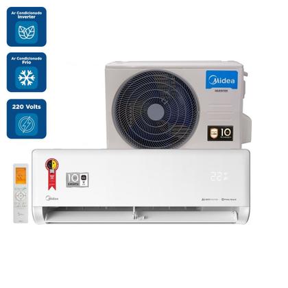 Imagem de Ar Condicionado Split Hi Wall Inverter Midea AI Ecomaster 18000 BTU/h Frio 42EZVCA18M5  220 Volts
