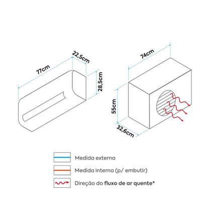 Imagem de Ar Condicionado Split Hi Wall - Inverter R-32 - Ecoswing Gold - Daikin - 18.000 BTUs - Frio - 220V Monofásico