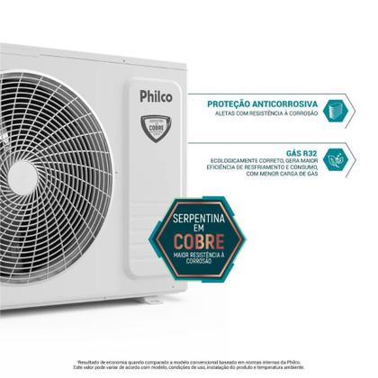 Imagem de Ar Condicionado Split Hi Wall Philco 18000 BTUS/h Quente e Frio PAC18QI  220 Volts