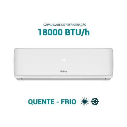 Imagem de Ar Condicionado Split Hi Wall Philco 18000 BTUS/h Quente e Frio PAC18QI  220 Volts