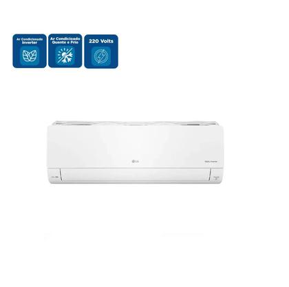 Imagem de Ar Condicionado Split Hi Wall R32 LG Dual Inverter Voice +AI 12000 BTU/h Quente e Frio S3-W12JA31A  220 Volts