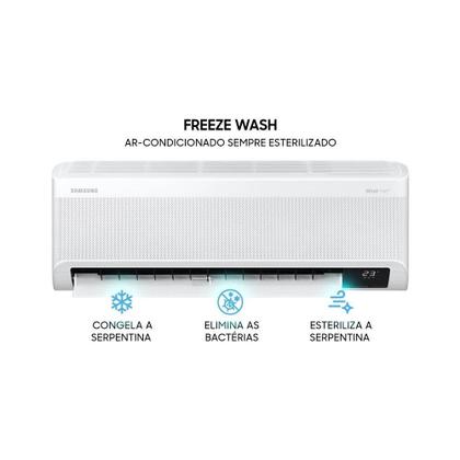 Imagem de Ar-Condicionado Split Inverter 18000 BTUs Samsung WindFree Connect High Wall Quente e Frio AR18BSEAAWKNAZ 220V