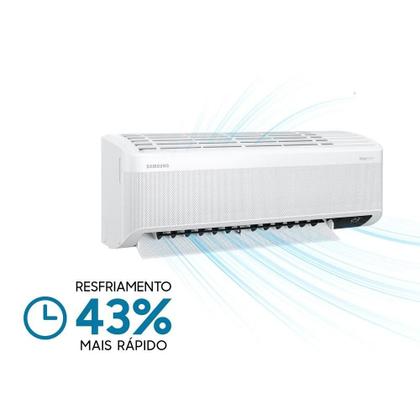 Imagem de Ar-Condicionado Split Inverter 18000 BTUs Samsung WindFree Connect High Wall Quente e Frio AR18BSEAAWKNAZ 220V