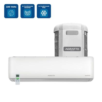 Imagem de Ar Condicionado Split Inverter Agratto Zen Top 9000 BTU/h Frio ZICST9F - 220 Volts