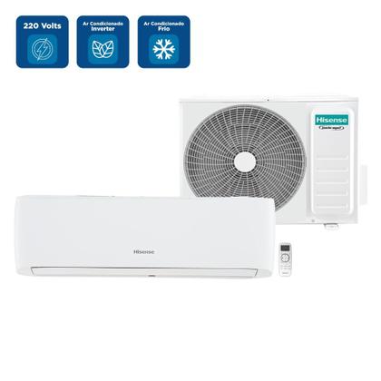 Imagem de Ar Condicionado Split Inverter Hisense Eco Plus 12000 BTU/h Frio AS-12TW2RLRCK00E - 220 Volts