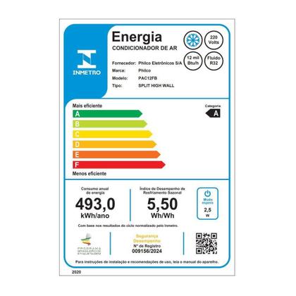 Imagem de Ar Condicionado Split Inverter Philco PAC12FB 12000 BTUs Frio 220V