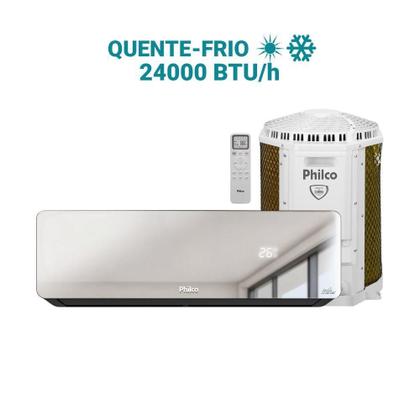 Imagem de Ar Condicionado Split Inverter Philco PAC24QG Espelhado 24000 BTUs Quente e Frio 220V