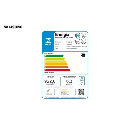 Imagem de Ar Condicionado Split Inverter Samsung WindFree AI 24000 BTUs Frio 220V AR24DYFAAWKXAZ
