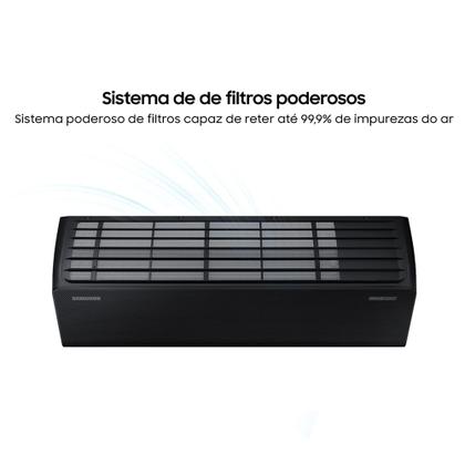 Imagem de Ar-condicionado Split Inverter Samsung WindFree Black Edition Sem Vento 18.000 BTUs Quente e Frio AR18CSECABTNAZ 220V