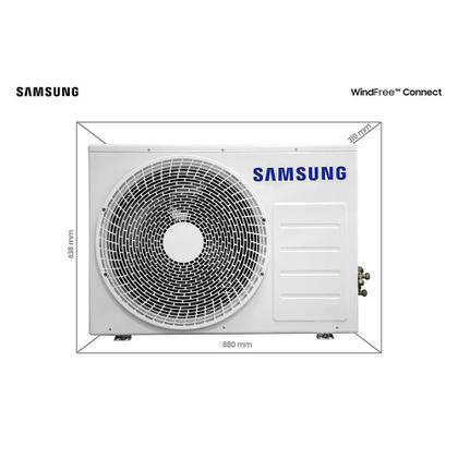 Imagem de Ar Condicionado Split Inverter Samsung WindFree Connect 22000 BTUs Frio 220V AR24BVFAAWKXAZ