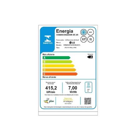 Imagem de Ar Condicionado Split LG Dual Inverter AI Voice 12000 BTU/h Frio S3-Q12JA31L - 220 Volts