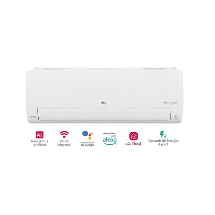 Imagem de Ar Condicionado Split LG Hi Wall Smart Voice Inverter 9.000 BTU/h Frio Monofásico Branco S3-Q09JA31E 220V