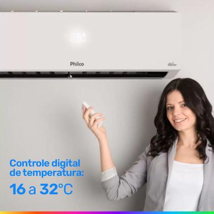 Imagem de Ar Condicionado Split Philco Eco Inverter 12000 BTU/h Filtro Anti-bactérias 220V Branco