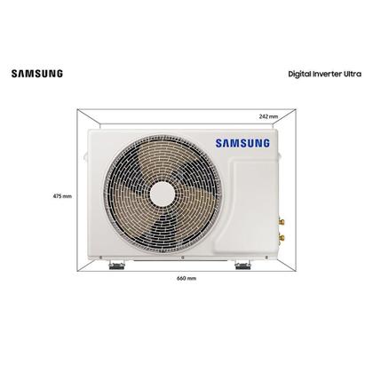 Ar Condicionado Split Samsung Digital Inverter Ultra Quente/Frio 12000 BTUs 220V AR12BSHZCWKXAZ Imagem de Ar Condicionado Split Samsung Digital Inverter Ultra Quente/Frio 12000 BTUs 220V AR12BSHZCWKXAZ