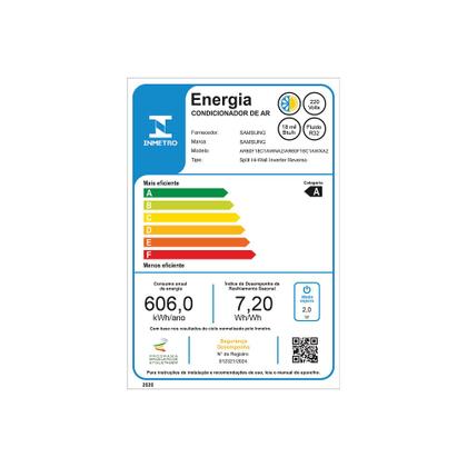 Imagem de Ar-condicionado Split Samsung Inverter WindFree AI 18.000 BTUs Frio AR60F18D1AWNAZ Branco
