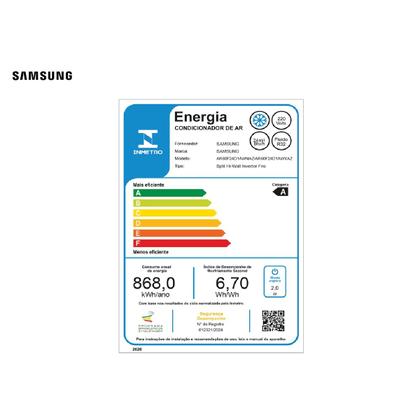 Imagem de Ar Condicionado Split Samsung Windfree Ai 24000 Btus Inverter Frio 220v