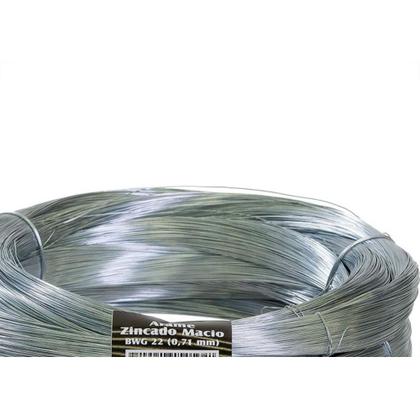 Imagem de Arame Galvanizado Morlan Numero 22 0,71Mm 1Kg 1027