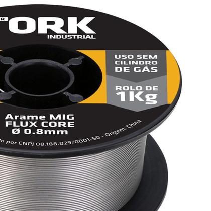 Imagem de Arame Para Solda Mig Flux 0,8mm 1kilo - Afc-9081 Tork