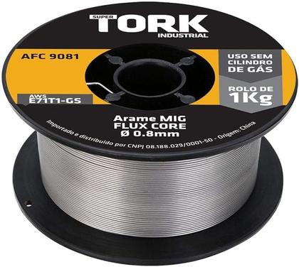 Imagem de Arame Para Solda Mig Flux Core 0,8mm 1KG - AFC-9081 Tork