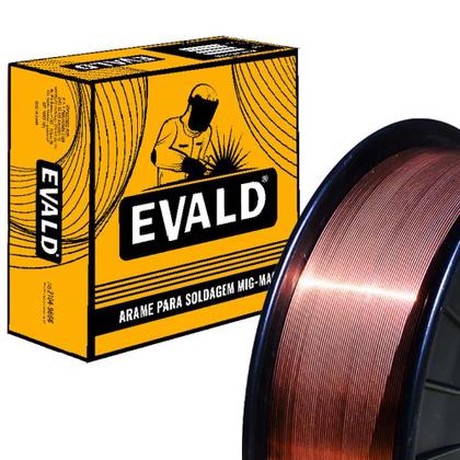 Imagem de Arame para Solda MIG Rolo 5 Kgs 0.8mm ER70S-6 EVALD