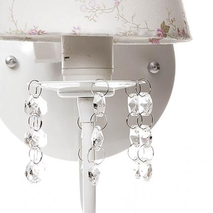 Imagem de Arandela 1 Lâmpada Cristais Quarto Bebê Infantil Menina Menino